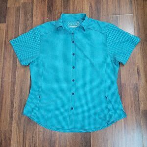 GameGuard Women’s XL Fishing Shirt Quick Dry Vented‎ Outdoor Button Up